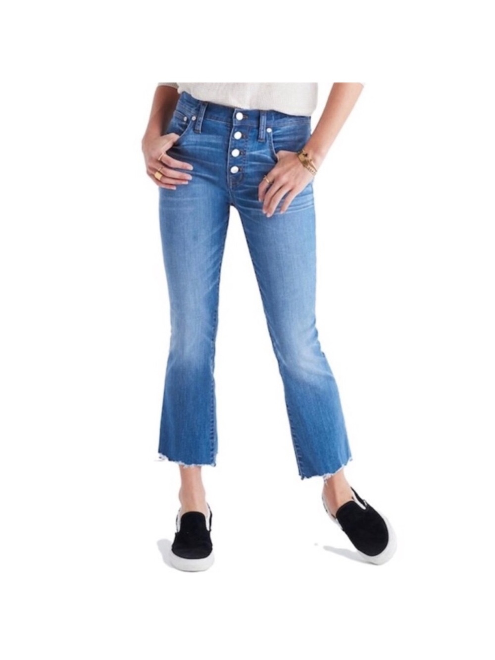 Madewell Cali Demi Bootcut Jeans - Light Blue